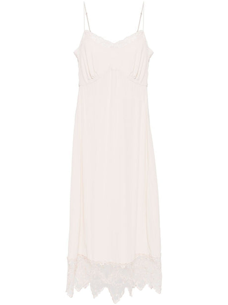 SIMONE ROCHA Elegant Powder-Pink Silk-Blend Mini Dress with Adjustable Straps