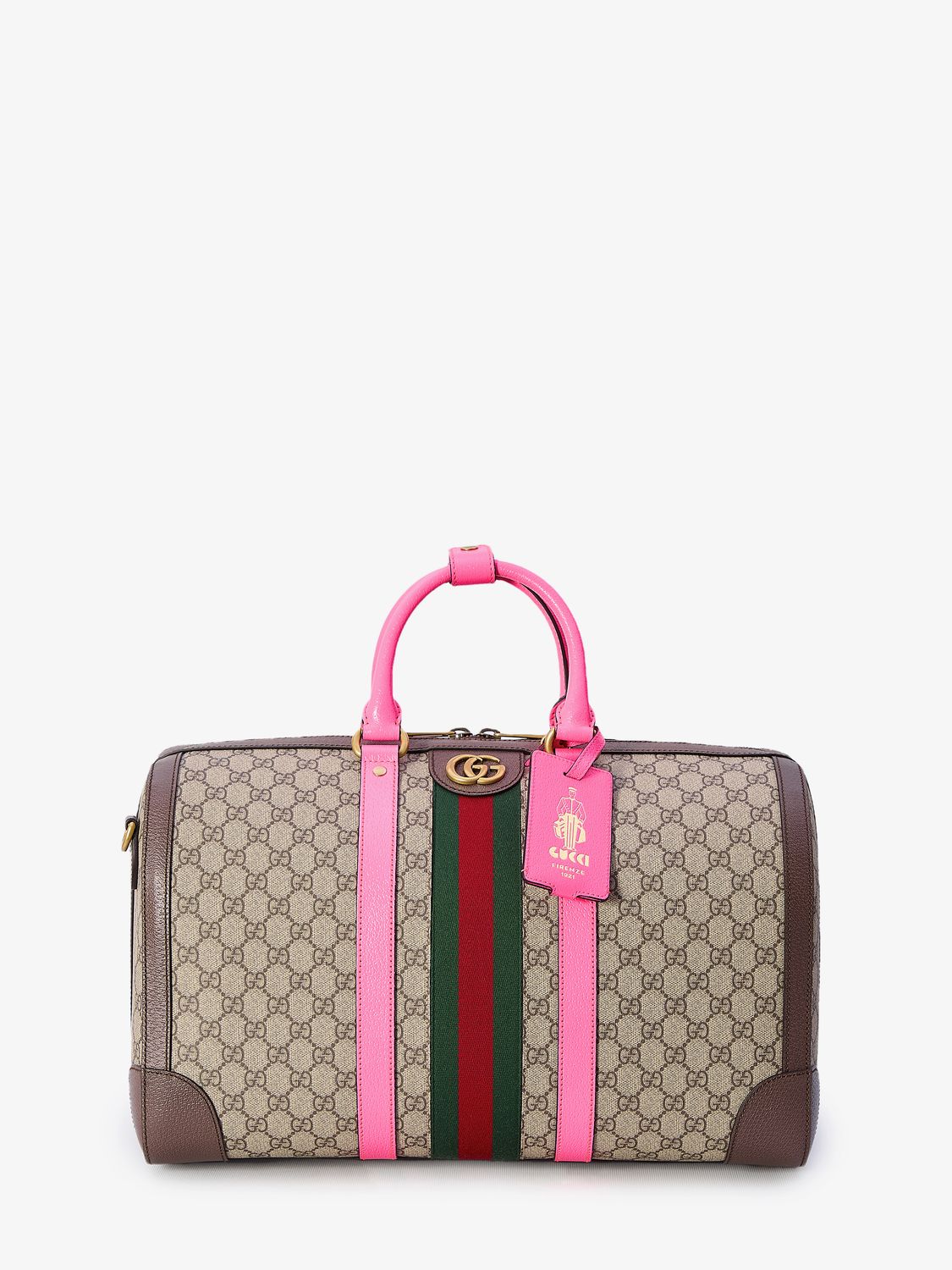 GUCCI Savoy Supreme Canvas Duffle - 44x28.5x24.5 cm