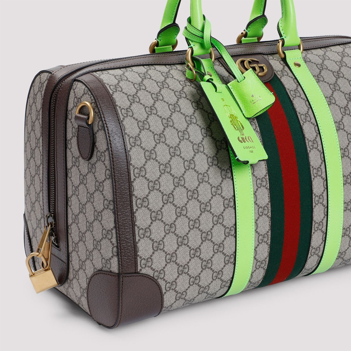 GUCCI Savoy Supreme Canvas Duffle - 44x28.5x24.5 cm