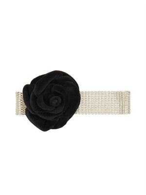 MAGDA BUTRYM Rose Embellished Statement Necklace