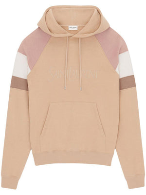 SAINT LAURENT Nude Rose Hoodie for Women | SS23 Cotton Sweatshirt | Comfort & Style