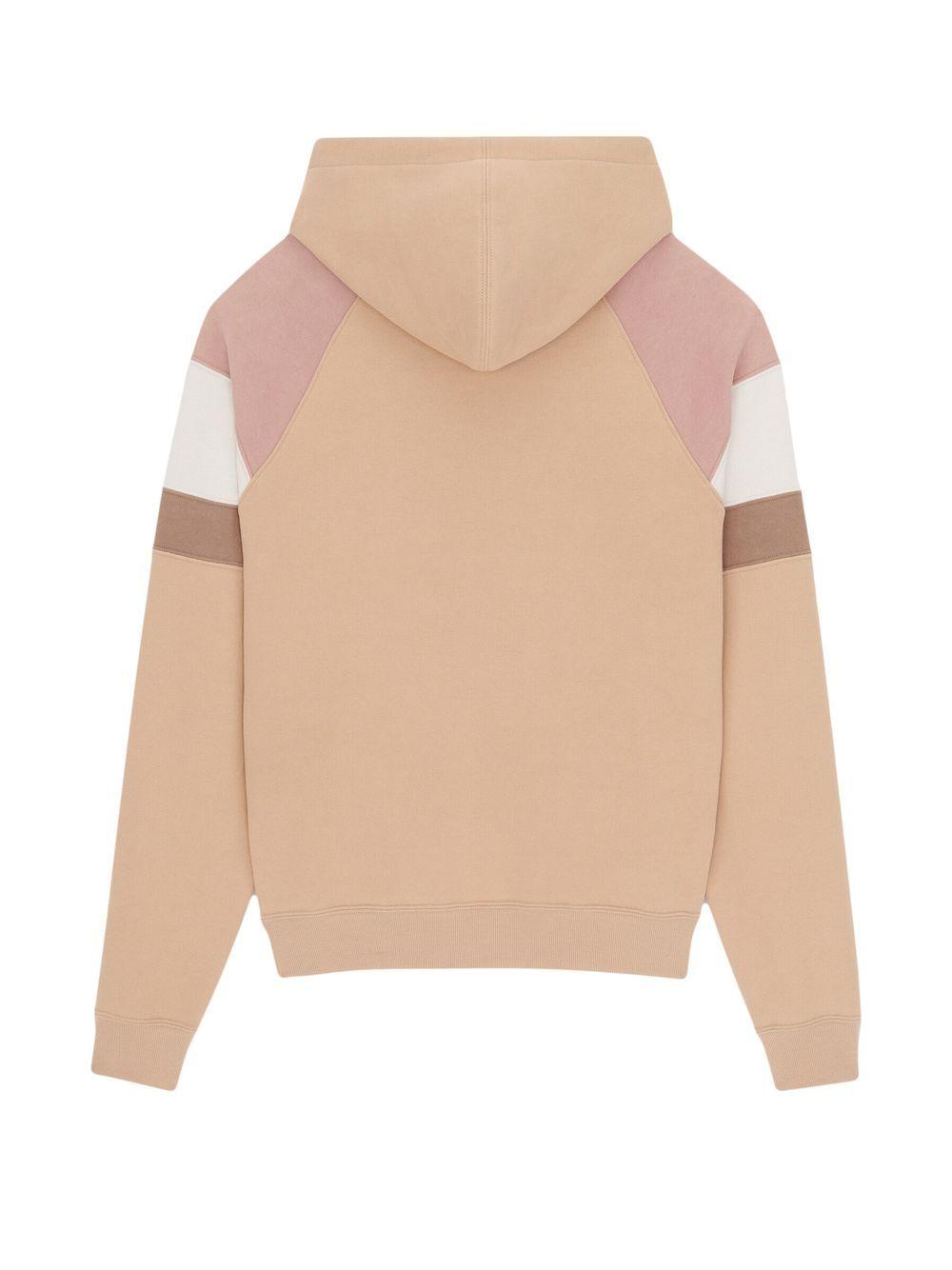 SAINT LAURENT Nude Rose Hoodie for Women | SS23 Cotton Sweatshirt | Comfort & Style