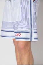 ALEXANDER MCQUEEN White Elasticated Shorts for Men - SS23 Collection