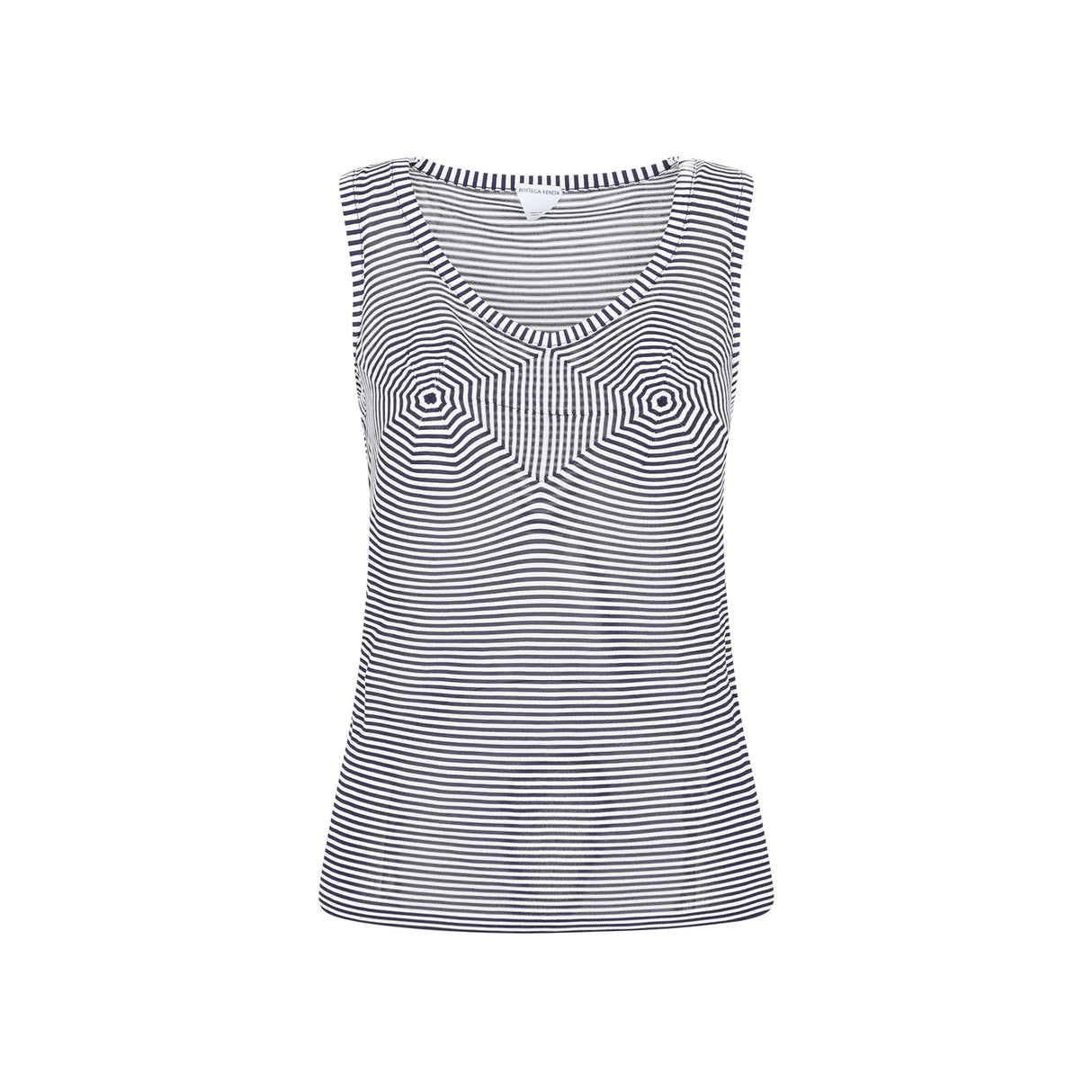 BOTTEGA VENETA Blue Viscose Tank Top for Women - SS23 Collection