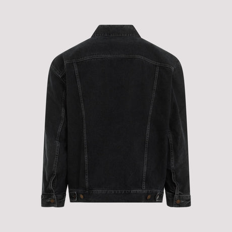 SAINT LAURENT Men's Black Denim Jacket - SS24