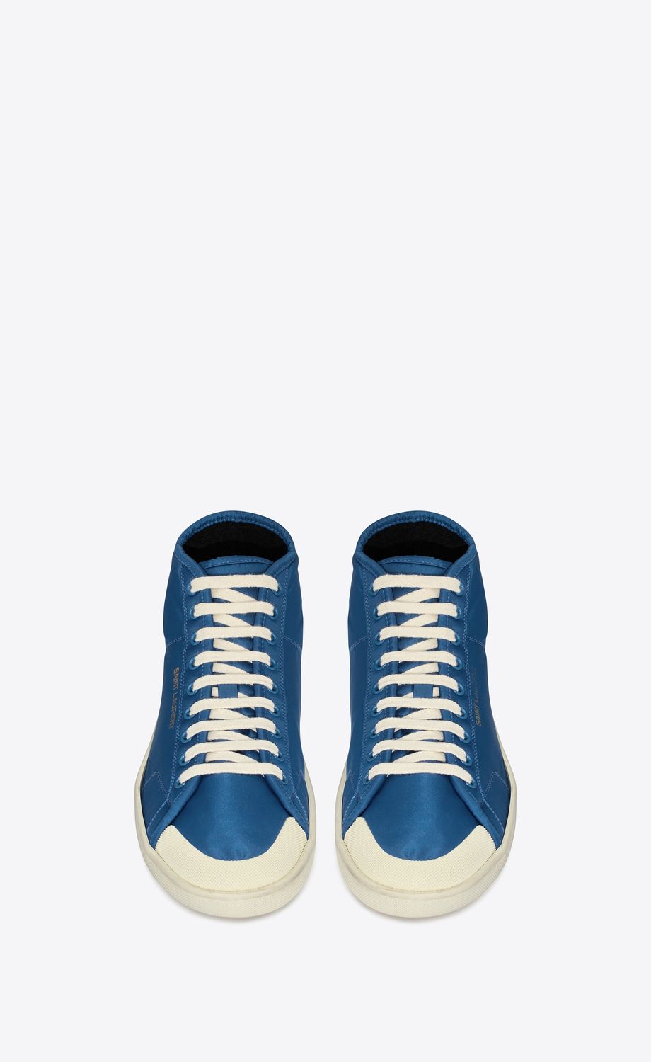 SAINT LAURENT Navy Classic Nylon Sneakers for Men - FW23 Collection