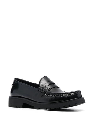 SAINT LAURENT Classic Black Men's Moccasins for SS23