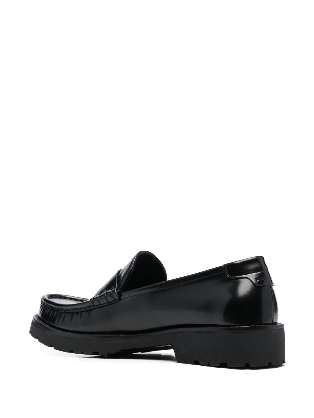 SAINT LAURENT Classic Black Men's Moccasins for SS23