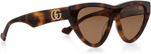 GUCCI Tortoiseshell Cat-Eye Sunglasses in Brown for Women - SS23 Collection