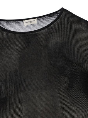 SAINT LAURENT Black Wool Pullover for Women - SS23 Collection