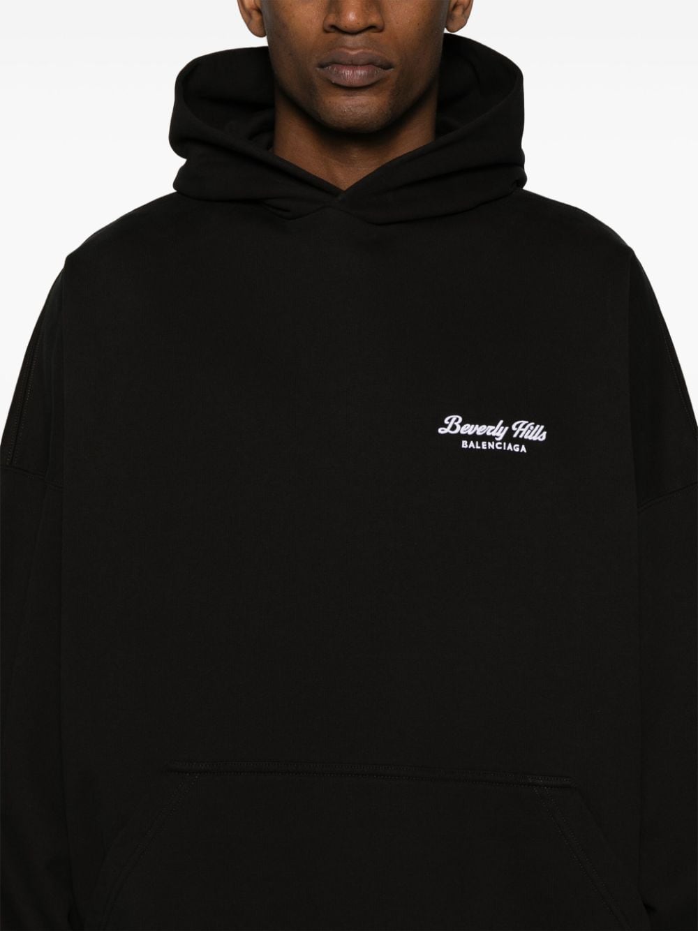 BALENCIAGA Oversized Slouchy Hoodie in Black