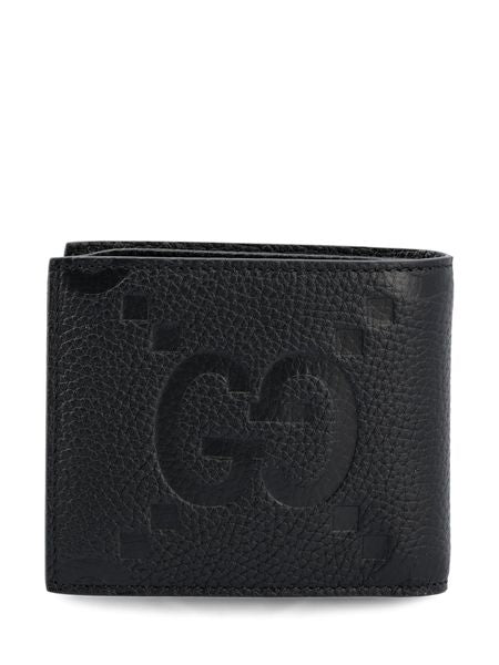 Sophisticated Gucci Logo Leather Bi-Fold Wallet