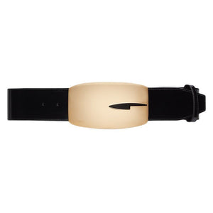 GUCCI Stylish Rectangular G Buckle Belt in Patent Leather for Women