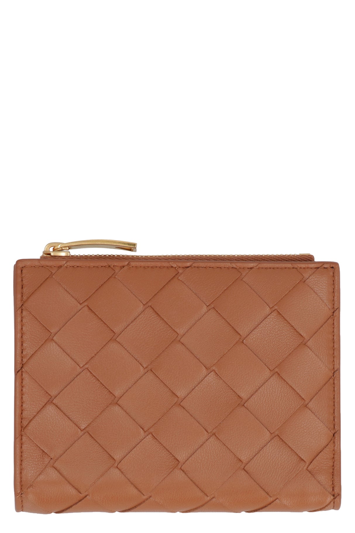 BOTTEGA VENETA Intrecciato Motif Leather Wallet for Women