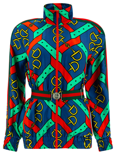 GUCCI Silk Printed Women's Jacket