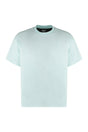 BOTTEGA VENETA SS24 Light Blue Crew-Neck Cotton T-Shirt