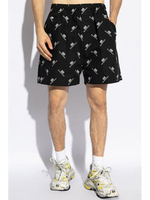 BALENCIAGA Luxury Cotton Lounge Shorts