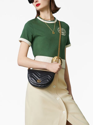 GUCCI Mini Matelassé Leather Shoulder Bag