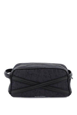 ALEXANDER MCQUEEN Men's Black Polyester Handbag - SS24 Collection