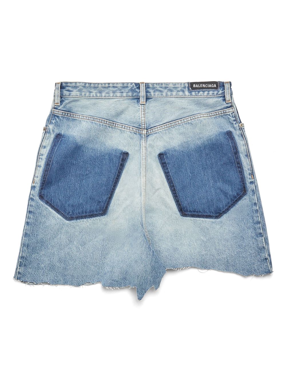 BALENCIAGA Blue Denim Mini Skirt - 23FW Woman's Fashion for 2024