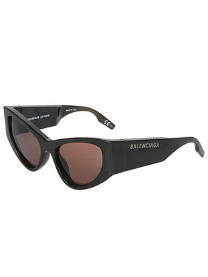 Black Balenciaga Sunglasses for Women - FW23 Collection