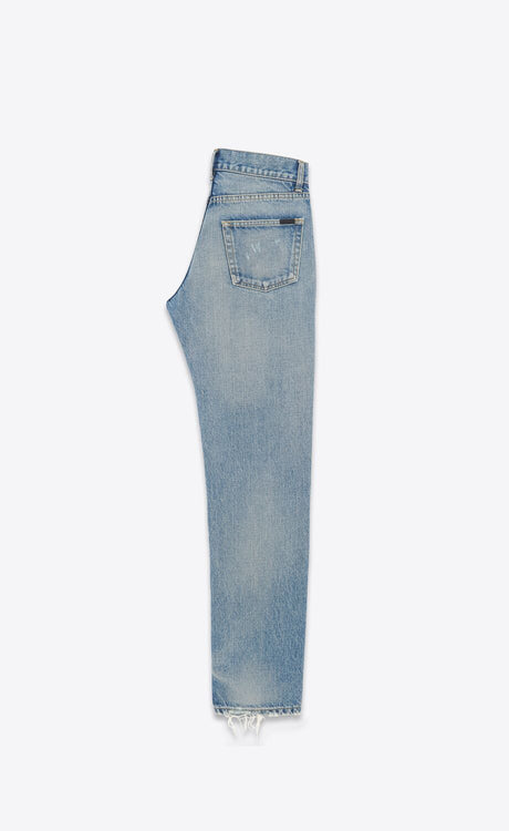 SAINT LAURENT Relaxed Straight Jeans for Men - SS24