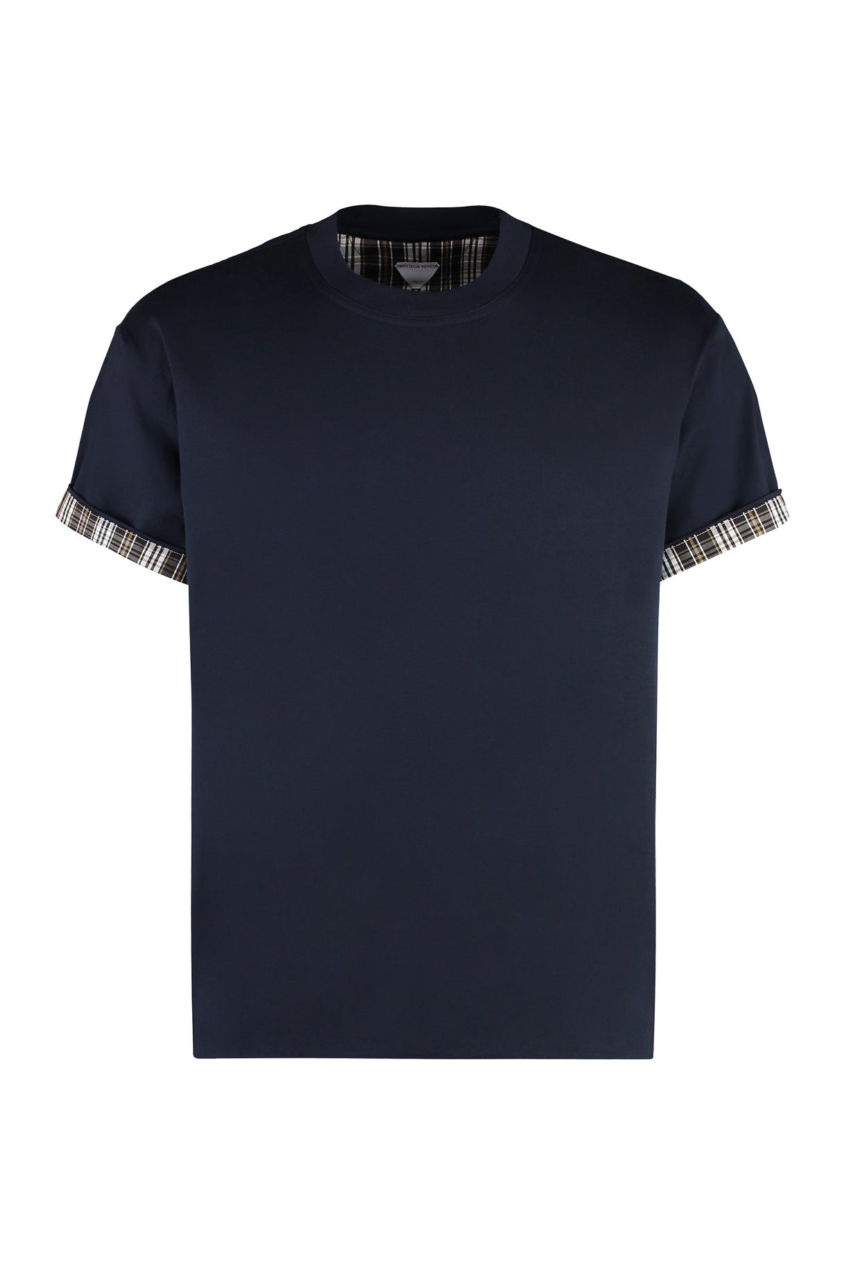 BOTTEGA VENETA Contemporary Checkered Cotton Tee