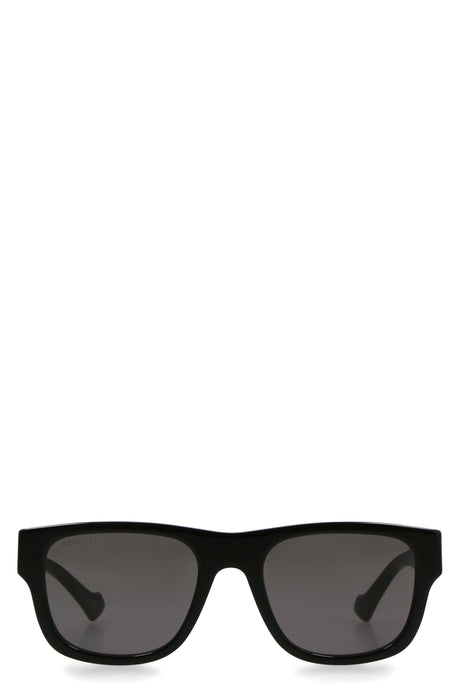 GUCCI Classic Black Acetate Sunglasses for Men - FW23 Collection