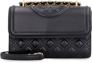 TORY BURCH Classic Black Quilted Shoulder Handbag for Women