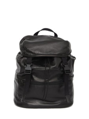 SAINT LAURENT Luxurious Leather Backpack - Black, FW23