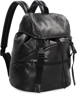 SAINT LAURENT Luxurious Leather Backpack - Black, FW23