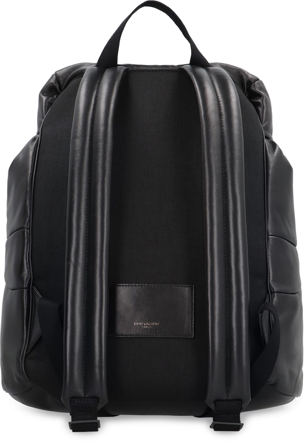 SAINT LAURENT Luxurious Leather Backpack - Black, FW23