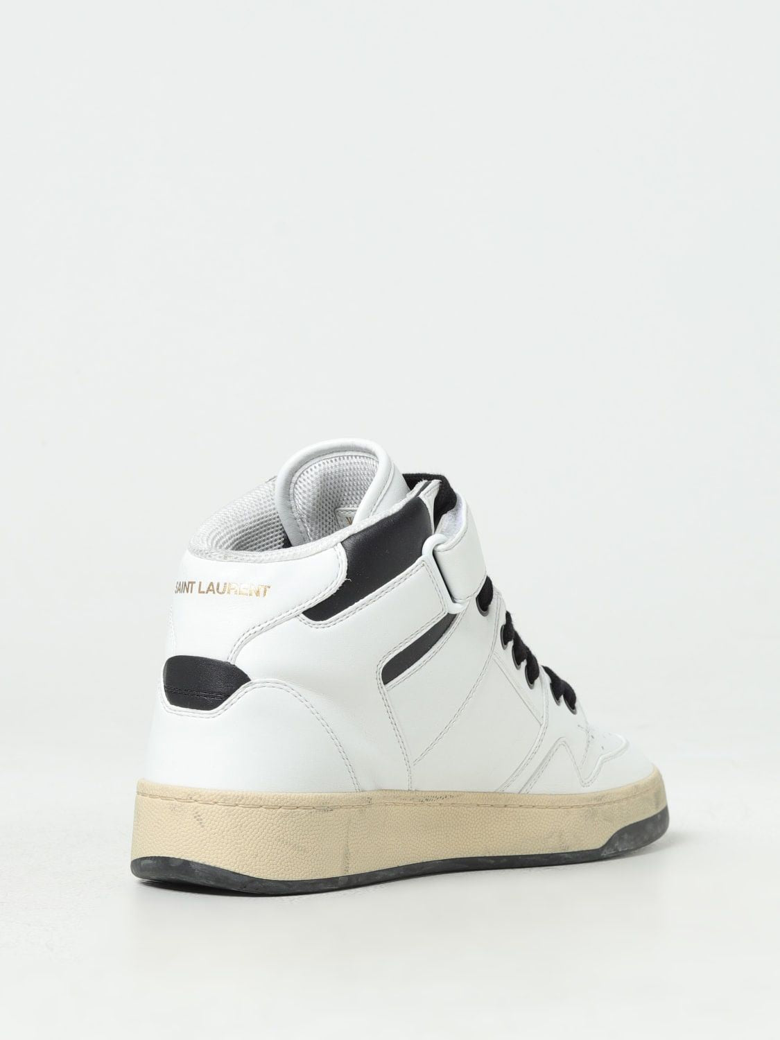 SAINT LAURENT Greenwich Mid Top Sneakers for Men