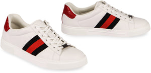 GUCCI Ace Leather Low-Top Sneakers