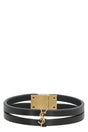 SAINT LAURENT Double-Strand Lambskin Bracelet