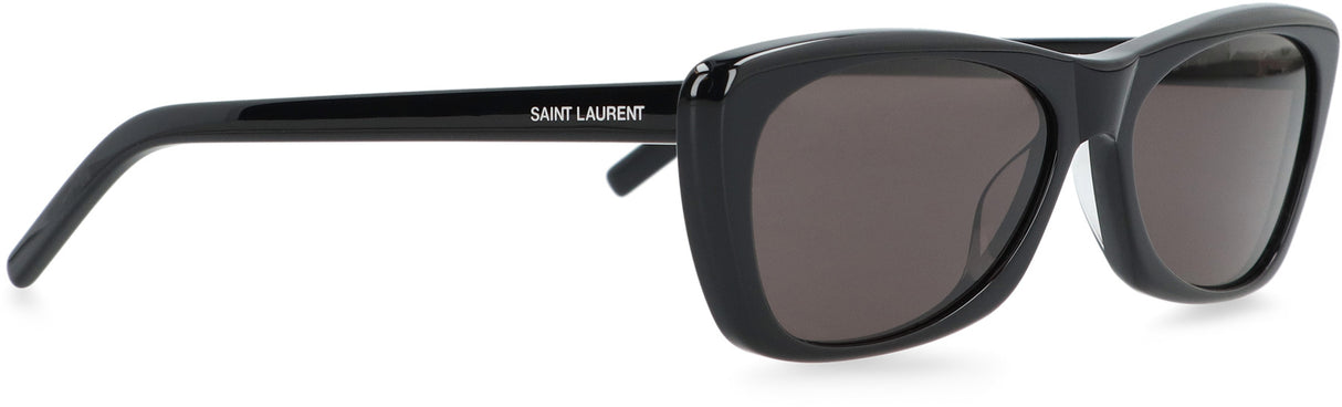 SAINT LAURENT Stylish Black Cat-Eye Sunglasses - FW23 Collection