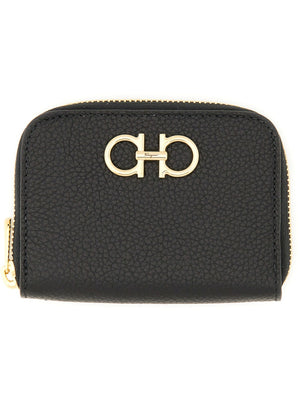 FERRAGAMO Mini Gancini Hook Credit Card Holder