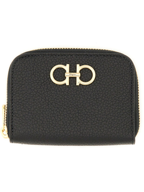 FERRAGAMO Mini Gancini Hook Credit Card Holder