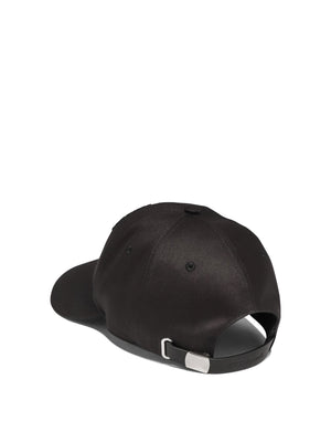 ALEXANDER MCQUEEN Stylish Varsity Cap for Men in Black