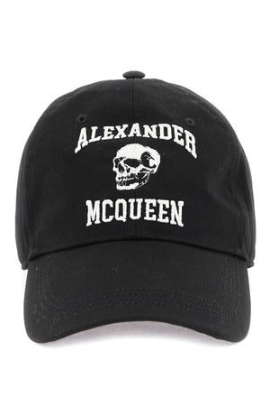 ALEXANDER MCQUEEN Embroidered-Motif Baseball Cap for Men- FW23 Collection