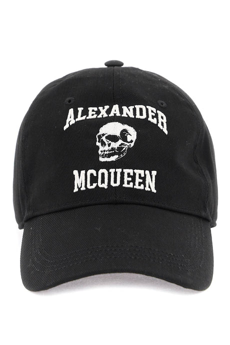 ALEXANDER MCQUEEN Embroidered-Motif Baseball Cap for Men- FW23 Collection