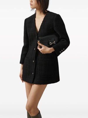 2024 Black Outer for Women: 24SS Fashion Jacket from GUCCI