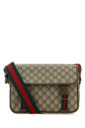 GUCCI Classic Beige Messenger Shoulder Bag