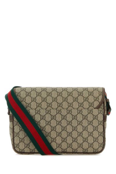 GUCCI Classic Beige Messenger Shoulder Bag