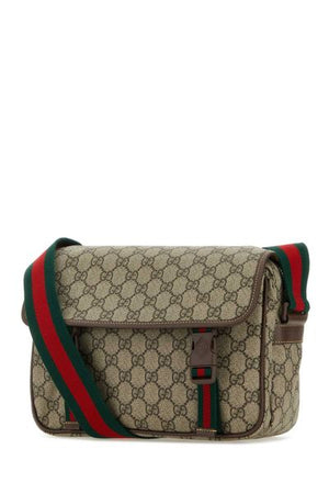 GUCCI Classic Beige Messenger Shoulder Bag