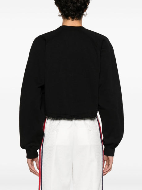 GUCCI Cotton Sweatshirt for Women - SS24 Collection