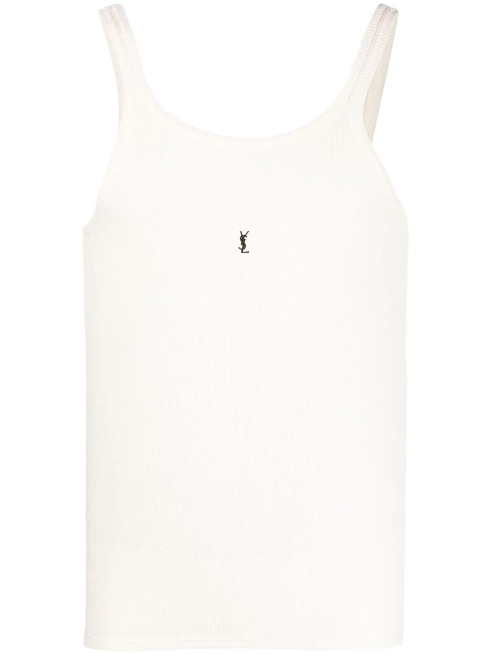 SAINT LAURENT Luxury Pure Cotton Tank Top