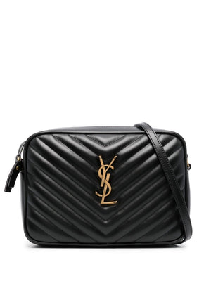 SAINT LAURENT Quilted Lou Crossbody Bag - SS24 Collection