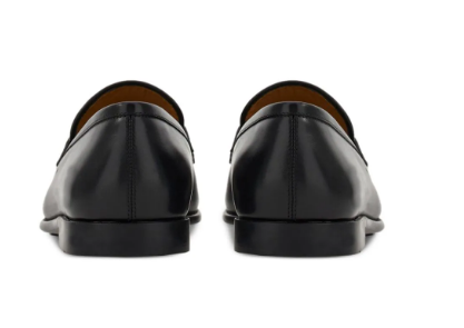 FERRAGAMO Gancini Hook-Buckle Leather Loafers for Men