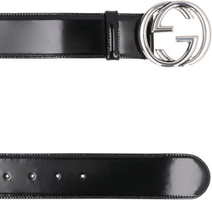 GUCCI Classic Leather Belt with Adjustable Size and Iconic Buckle